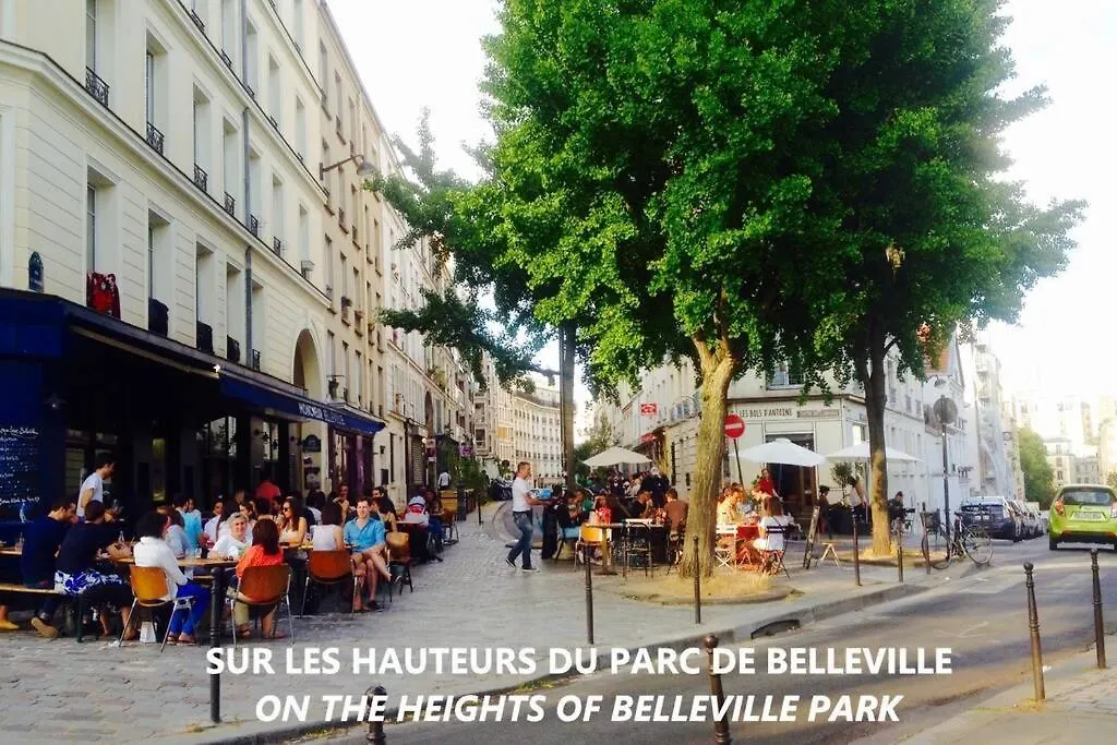 Apartment Small Arty Studio Menilmontant Paris France